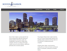 Tablet Screenshot of bostonharborcapital.com